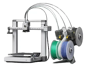 Impressora 3d Bambu Lab A1 Com Ams Lite Combo 4 Cores Cor Prateado