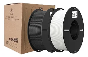 Kit 2 Kg Filamentos Ender-pla Creality Preto + Branco