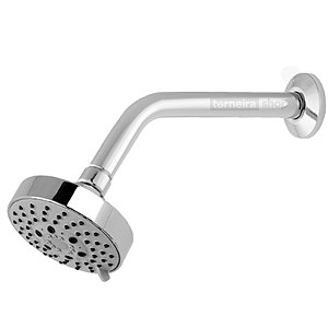 Ducha Articulada Parede Com Seletor 5 Tipos de Jatos Rosca 1/2