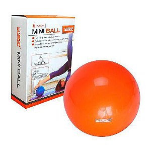 Bola Tipo Overball Orange Ball Para Pilates Fisioterapia de 25 cm Anti Estouro Liveup