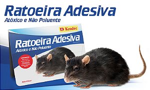Ratoeira Adesiva Armadilha Cola Pega Rato - KRODEC