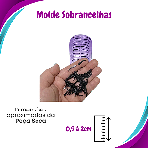 Molde de Silicone Sobrancelhas - BCV