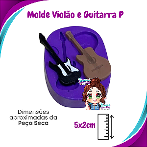Molde de Silicone Violão e Guitarra P - BCV