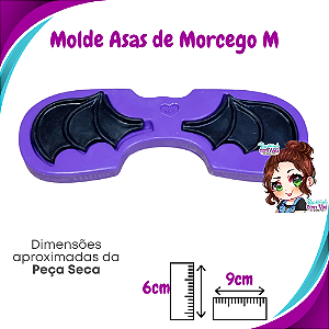 Molde de Silicone Asas de Morcego M - BCV