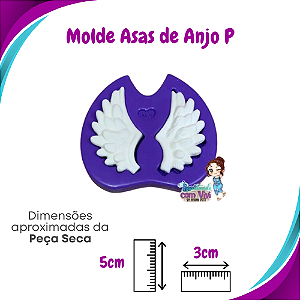 Molde de Silicone Asas de Anjo P - BCV