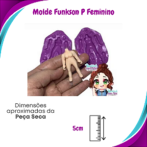 Molde de Silicone Pop Funkson P - Corpo Feminino - BCV
