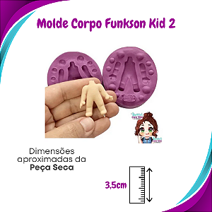 Molde de Silicone Pop Funkson Corpo Kid 2 - BCV