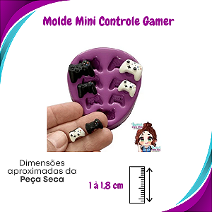 Molde de Silicone Mini Controle Gamer - BCV