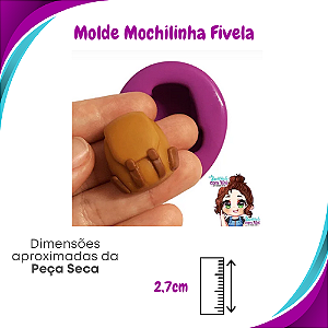 Molde de Silicone Mochilinha Modelo Fivela - BCV