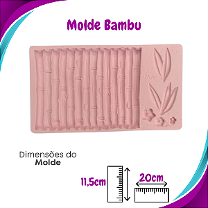 Molde de Silicone Bambu - Marcela Arteira