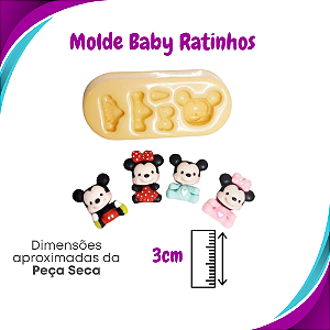 Molde Baby Ratinhos - Ateliê do Molde