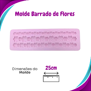 Molde Barrado de Flores - Marcela Arteira