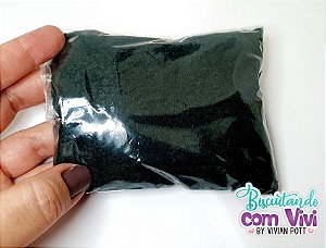 Pó para flocagem - Verde Petróleo - 20g