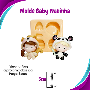 Molde de Silicone Baby Naninha - Ateliê do Molde