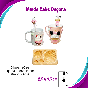 Molde de Silicone Cake Doçura - Ateliê do Molde