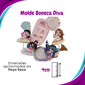 Molde Boneca Diva - Pri Canhadas