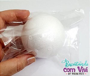 Bola de Isopor 70mm - Pct. 1 unidade