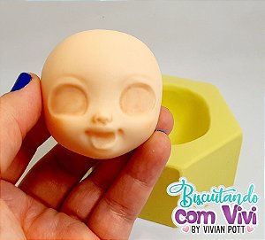 Molde de Silicone Doll Anne - Cabeça - BCV