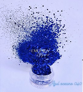 Glitter 040 - Azul oceano