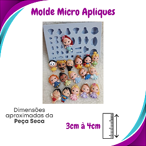Molde Micro Apliques - Angellartes