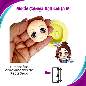 Molde de Silicone Doll Lolita M - Cabeça - BCV