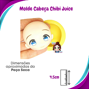 Molde de Silicone Chibi Juice - Cabeça - BCV