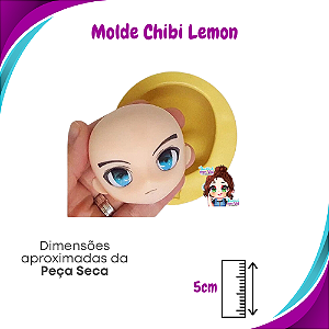 Molde de Silicone Chibi Lemon - Cabeça - BCV