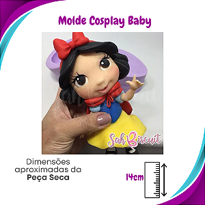 Molde de Silicone Cosplay Baby Bipartido - Sah Biscuit