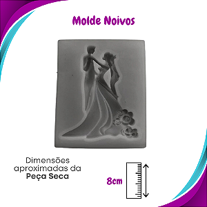 Molde de Silicone Noivos