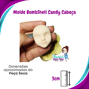 Molde de Silicone Toy Bombshell Candy - Cabeça - BCV