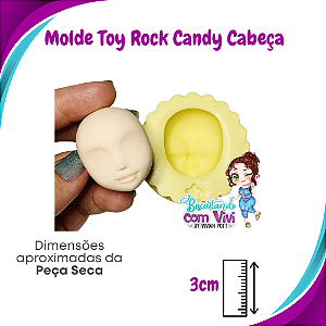 Molde de Silicone Toy Rock Candy Cabeça - BCV