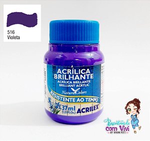 Tinta Acrílica Brilhante Acrilex - Violeta