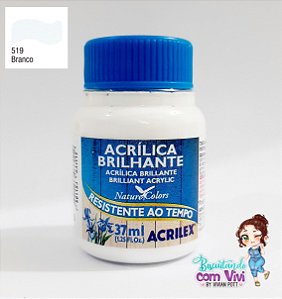 Tinta Acrílica Brilhante Acrilex - Branco