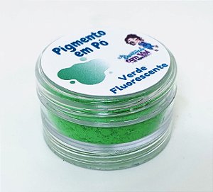 Pigmento em Pó para Resina - Verde Fluorescente