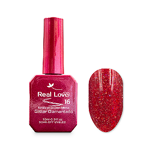Esmalte em Gel Glitter Refletivo - Real Love 17