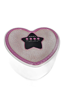 Cabine Led UV 288 w  Sun BT- 6 Coração Rosa