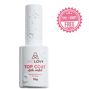 Top Coat Efeito Cristal AnyLovy 10g - Livre de TPO/DMPT