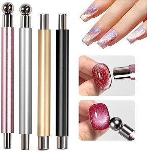 Imã Para Efeito Olho De Gato Ponta Dupla Esfera - Real Love