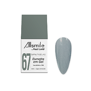 Esmalte Gel 10ml - Linha Natural - Allsmile by Real Love - 67