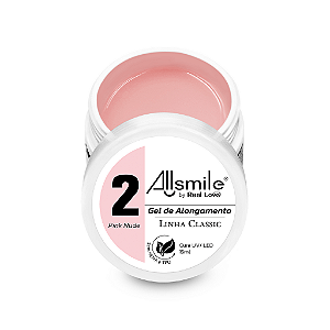 Gel Linha Classic - 2 Nude Allsmile by Real Love Sem TPO