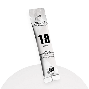 Gel Real Love Sachê 15ml Linha Light Cor: 18 white