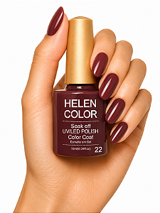 Esmalte em Gel Helen Color 10ml - Rubi Intenso 22