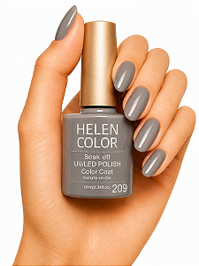 Esmalte em Gel Helen Color 10ml - Cinza Urbano 209
