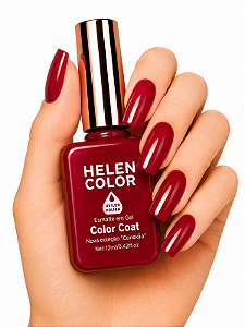 Esmalte Gel Helen Color Conexão Vermelho Cereja - 121