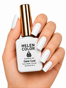 Esmalte Gel Helen Color Conexão Branco Puro - 48
