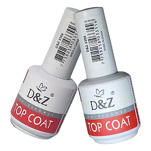 Kit 2 Top Coat D&Z 15 ml - Sem Hema e TPO