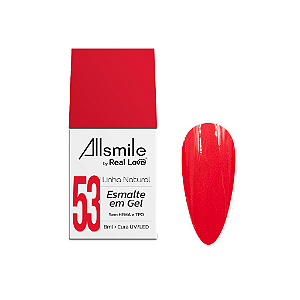 Esmalte Gel 10ml - Linha Natural - Allsmile by Real Love - 53