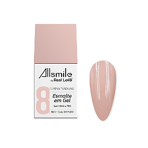 Esmalte Gel 10ml - Linha Natural - Allsmile by Real Love - 08