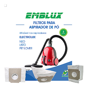 Filtro Aspirador de Pó Emblux NEO