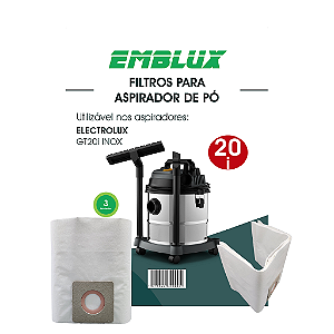 Filtro Para Aspirador de Pó Emblux Fardo G20i